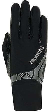 Roeckl Sports Reithandschuh Melbourne, Turnier Sommer Handschuh, Schwarz 7