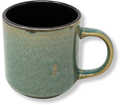 NAMAI - Set 4 Tazze Colazione - 350 ML - Porcellana - Adatte in Lavastoviglie e Microonde - Tazze Cappuccino - Set Tazze - Tazze Particolari - Tazze Cappuccino - Tazze Mug - Tazze Latte (Set 4 Mug)