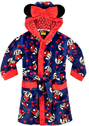 Disney Girls Minnie Mouse Dressing Gown