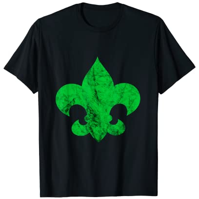 Pfadfinder Pfadfinder Lilie Schild Pfadfinder Symbol Camper T-Shirt