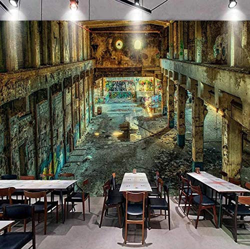 3D Tapete Effekte Fototapete Retro Industrie Keller 300X210Cm Tapete Moderne Wohnzimmer Mural Schlafzimmer Kinderzimmer Tv Hintergrund Wand Dekoration