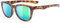 uvex LGL 48 CV - Sonnenbrille für Damen und Herren - verspiegelt - konstraststeigernd - havanna matt/mirror green - one size