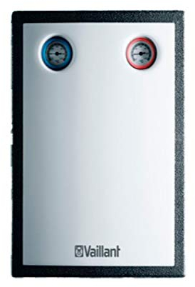 Pumpengruppe mit Mischbatterie 1 Zoll DN25 Hocheffiziente Pumpe Ein- und Rücklaufthermometer 20 x 25 x 35,5 cm (0020191788)