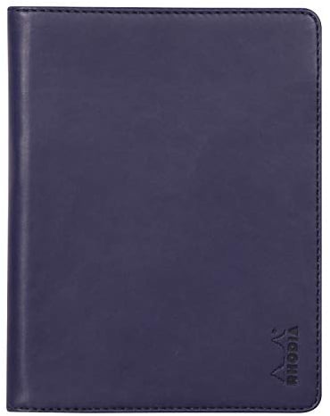 Rhodia 213005C - Mappe für Block oder Notizheft Rhodiarama - N°13, für DIN A6 (10,5x14,8 cm) 13x17 cm, elegant und praktisch, Nachtsblau, 1 Stück