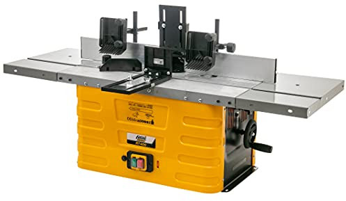 FEMI JOB LINE FM-RT400 - Défonceuse sur Table 1500W - Table en Aluminium Coulé 610x360mm - Réglage Hauteur 0-40mm - Vitesse Variable 11500-24000rpm - Rallonges Latérales et Goniomètre