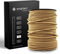 smartect Cable Textil en Color Marrón Claro, Cable Electrico 3 Hilos de 3 Metros (3 x 0,75 mm²) Cuerda para Lampara con Revestimiento Textil para su Proyecto DIY