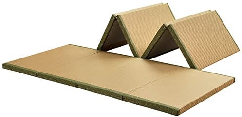 V&U Japanische Tradition Bett Matratze,Kokospalmkern Futonbett Matratze,Faltbares Rattan Atmungsaktiv Schlafen Tatami Bodenmatte Für Meditation Yoga Zen-5cm 120x200cm(47x79inch)