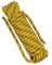 NorthPada 10 mm x 30 Meter Statisches Nylon Seil Outdoor Kletterseil für Knüpfübungen, Baumpfleger Baumarbeits, Marine, Anker, Boot, Abseil, Notfall, Schaukel, Gelb