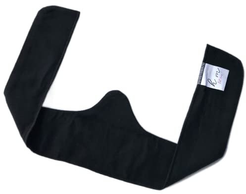 Harrington Marley 6 Pack Black Cotton Bra Liners | Comfort Support Stop Rubbing Comfort Wicking