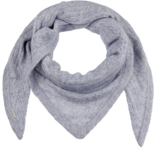 Seeberger Mevoja Dreiecksschal Schal Damenschal Winterschal Damen - Winter Herbst-Winter - One Size hellblau