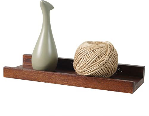 Recogwood Étagère murale flottante en bois de noyer massif de 30 cm pour chambre à coucher, salle de bain, salon, cuisine, bureau à domicile, buanderie