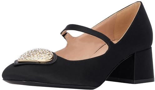 Love Moschino Damen Absatz-Dekollete, Schwarz, 37 EU