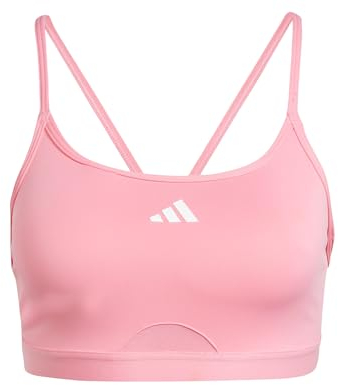 adidas Reggiseno Sportivo di Sostegno Leggero di addestramento di aeroreact delle Donne, LCD