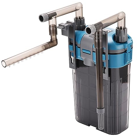 Aquariumfilter, Aquarium-Außenfilter, Aquarium-Filterfass, Aquarium-Wandmontage, Neue Serie extrem leiser Umwälzpumpen (11H Europa)