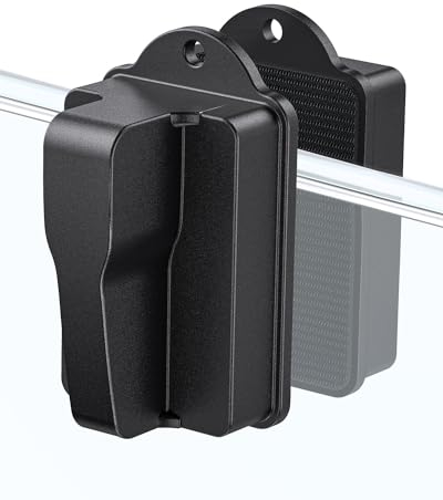 Pawfly Cepillo Magnético para Acuarios Limpiador De Cristal para Peceras De 1,5 Cm De Grosor hasta 75 L Herramienta De Limpieza De Acuarios con Cuerda (No para Peceras Acrílicas Ni De Plástico)