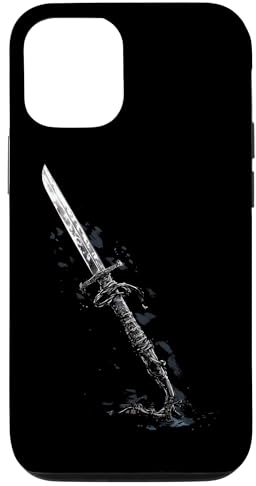 Hülle für iPhone 14 Pro Samurai-Schwert Katana Tuschemalerei