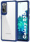 HOOMIL Cover per Samsung Galaxy S20 FE 5G/4G, Custodia Anti-Ingiallimento, Antiurto e Anti-Graffi, Retro Rigida Trasparente - Blu