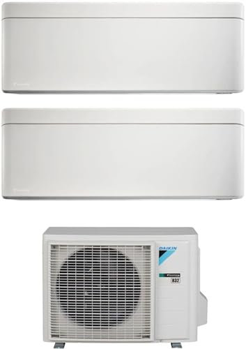 FTXA25CW + FTXA35CW + 2MXM50A9 - Climatizzatore 9000 + 12000 Btu, dual split, con pompa di calore, Classe energetica A+++/A++