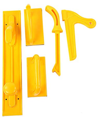 Xolsurg Safety Push Block Stick Package Woodworking Tools Plastic Rubber Holder for Router Table Band Saw Jointer