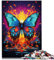 Puzzle mit 1000 Teilen für Erwachsene, Galaxy King Cosmic Lion, anspruchsvolles Spiel, 26 x 38cm, tolle Teenager ab 14 Jahren