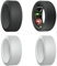 Gaaines 4 Pcs Ring Covers Compatible with Oura Ring 4,Silicone Rings Protective Cover for Oura Rings,Silicone Protector Male and Women (Black+White,S for 4/5/6/7/8/9/10)
