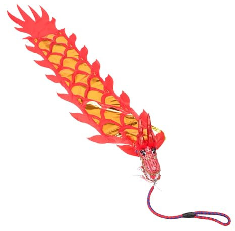 PRETYZOOM Dragon De Danse pour Garçon Et Filles Nouvel an Chinois 3D Rubans Colorés Accessoire Léger pour Spectacle Festif Fête Traditionnelle