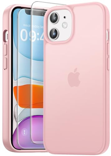 Qasyfanc Matt Handyhülle für iPhone 11 Hülle, Rosa