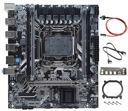 Wesafrae LGA 2011-3 X99 D4 Motherboard X99H667 Desktop Supports 4X DDR4 RAM Gigabit Ethernet M. 2 NVME H81/B85 Chip