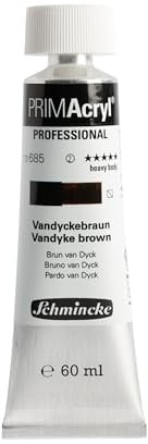 Schmincke PRIMAcryl Professional Vandyckebraun 60 ml Tube, 13 680 011