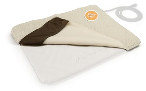 K&H Pet Products Lectro-Soft Ersatzbezug für beheiztes Katzenbett, passend Lectro-Soft kleine Betten (beheiztes Bett separat erhältlich), maschinenwaschbar, weicher Fleece-Bezug, 45,7 x 35,6