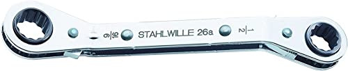 STAHLWILLE Nr. 26a Ratschenringschlüssel Schlüsselweite 1/4 x 5/16 L.109 mm