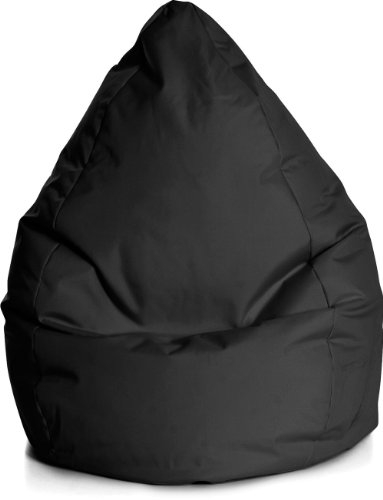 SITTING POINT only by MAGMA Sitzsack Brava Bean Bag XL ca. 220 Liter schwarz