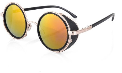 4sold (TM Steampunk Antique Copper Cyber Goggles Rave Goth Vintage Victorian Like Sunglasses