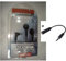 Auricular de botón Jack 2,5mm estéreo FA-389. Color Negro, Cable de 1,2m