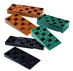 60 Cales crantées de 10 à 30 mm pour Terrasse Bois