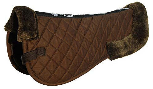 Rhinegold 0 Comfort Saddle Pad-Cob-Brown Sattelauflage, braun