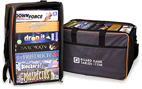 Brettspieltasche – [Rucksack/Gepäckauszug] – gepolsterter Brettspielträger (Oxford-Grau)