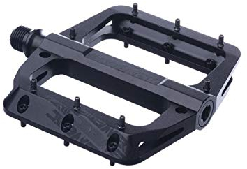 SixPack Racing Vertic Pedale, flach, für Erwachsene, Unisex, Stealth Black, Single