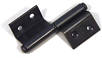 4 Stücke 70х28mm Rechts Stahlscharnier zwei Blätter rechteckige Tür Scharniere Schwarz Antik Restaurierungsshop Veraltete Beschläge Vintage Schabby Möbelband
