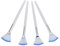 Skin Care Tools 4pcs Facial Fan Mask Brush Soft Applicator Cosmetic Tools for Glycolic Peel Masques Chemical Peel Brush Skincare Tools