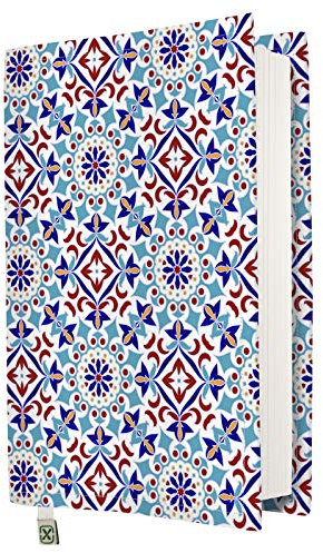 Copertina per libro – Copertina rigida per libri con copertina in brossura, tessuto lavabile, protezione imbottita per libri, custodia per tablet e PC per adulti