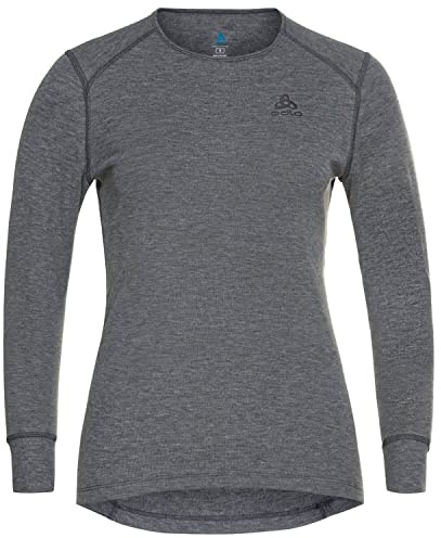 Odlo Thermounterwäsche Active Warm Langarm-Shirt Rundhals Damen | Langarm Thermoshirt | Warme Skiunterwäsche | Funktionsunterwäsche Damen