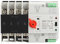 Interruptor de transferencia automática, disyuntor de control de energía ininterrumpida trifásico de 4 cables y 400 V 4P, montado en riel DIN(100A)