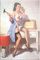 Magnet ''Pinup Frau mit Hammer'' 9x6cm Kühlschrankmagnet Lustige Sprüche Feier Vintage Retro Geburtstag Deko Party Überraschung Fan Sex Anzüglich Zweideutig Romantik Brüste