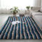 Lifup Rechteck Langflor Teppich Flauschig, Teppich Shaggy Anti Rutsch Pflegeleicht für Wohnzimmer Schlafzimmer Kinderzimmer Blau Meer 150 x 200 cm