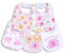 Chicco Conjunto de Baberos de Algodón Suave Mochila Unisex bebé