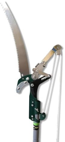 TERRE JARDIN - Échenilloir Télescopique à Crémaillère, 120 à 240 cm - Échenilloir Coupe Branches, 2 en 1, Lame Coupe Franche et Scie, 34,5 x 5 cm, ø Coupe 2,4 à 2,8 cm - Sécateur Élagueur