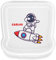 SAQUITOMAGICO Sandwichera/Fiambrera Personalizada con Nombre y/o Texto Opcional.Diferentes diseños a Elegir (ASTRONAUTA)