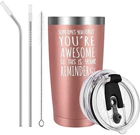 Livole Geschenke für Frauen Weihnachten, Coole Geschenkideen für Beste Freundin, Kollegin, Besonderes Geschenk Frau, Schwester, Sie, Tasse Freundin, 600ml Coffee to go Becher, 20oz Kaffeebecher