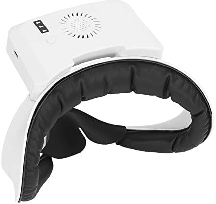 Vr Cooling Fan for Oculus Quest 2, 3 Speeds Anti Fogging Cooling Air Circulation Fan with Soft Pu Foma Facial Interface Pad and Light Proof Nose Pad Fan Cooler for Quest 2